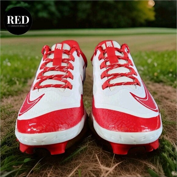 Nike Alpha Huarache Elite 4 Low MCS Baseball Cleats Red FD6255-105 - Men\'s 10.5 main image 13